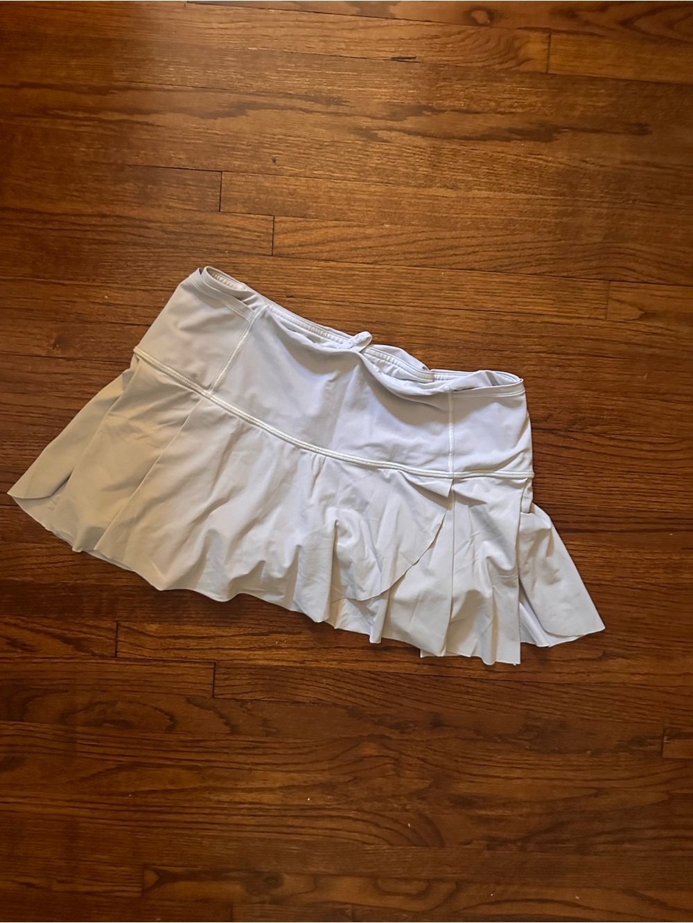 lululemon athletica White Pleated Tennis Skort